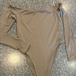 SHEIN Tan/Mauve Bodysuit